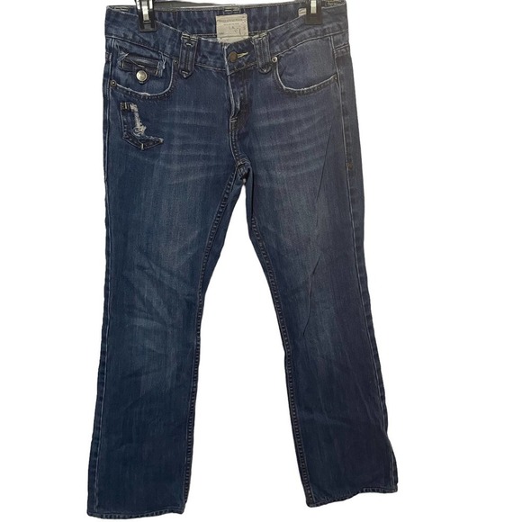 Taverniti So Distressed Janis Bootcut Mid Rise Jeans - Picture 2 of 11